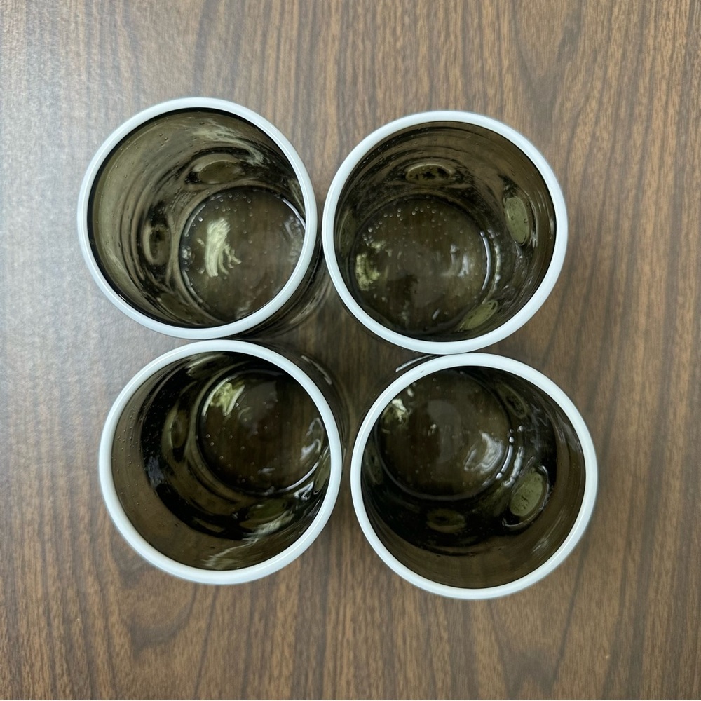 Pottery Barn Scary Squad Set 4 Skull Icon Drinking Glasses Tumblers Halloween - Picture 5 of 16